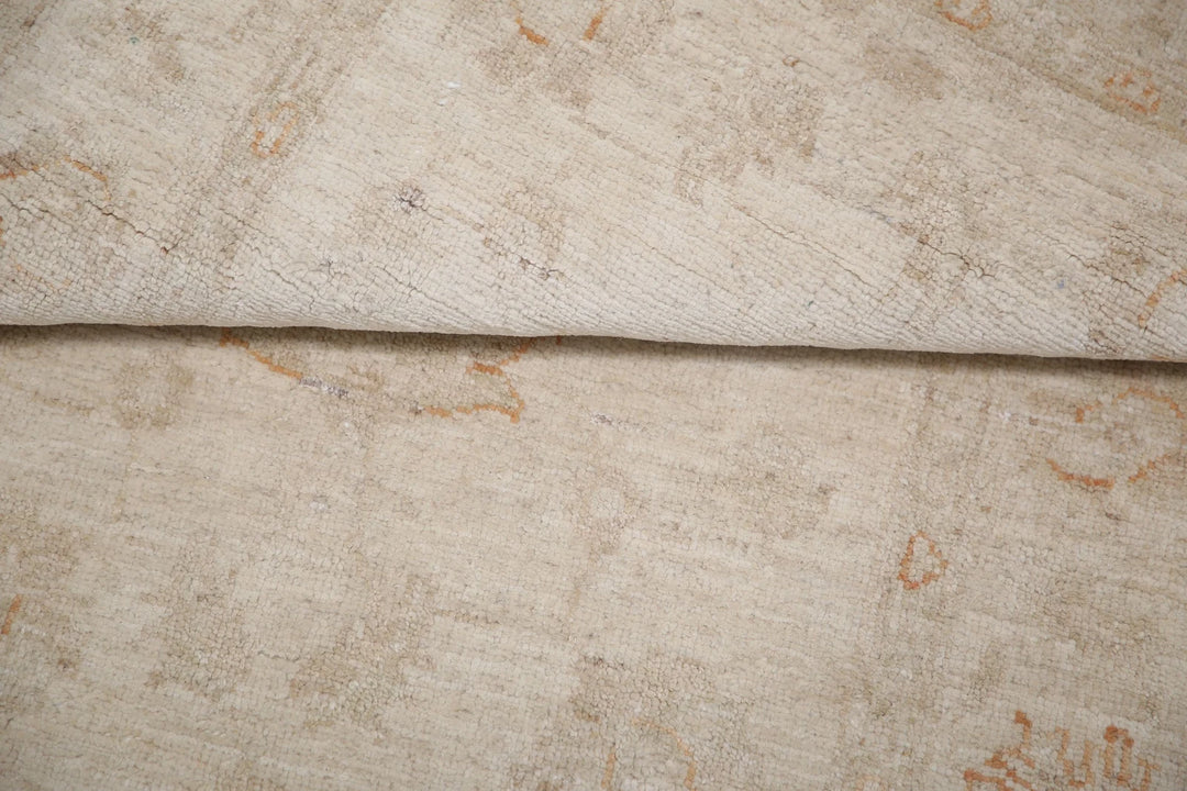 Ivory Afghan Serenity Rug 2' 8" x 4' 0" Hand-Knotted | No. AT65933