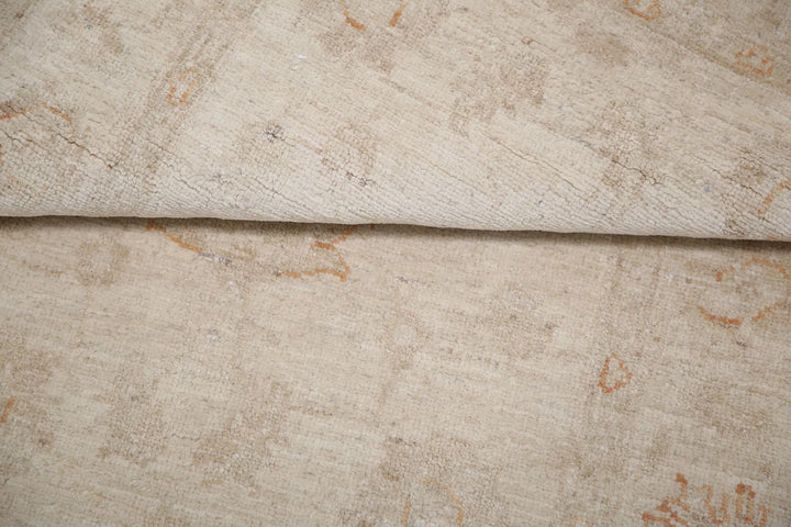 Ivory Afghan Serenity Rug 2' 8" x 4' 0" Hand-Knotted | No. AT65933