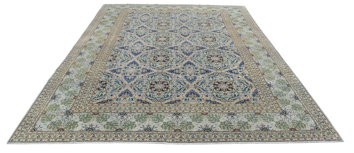 Persian Tabriz Rug 8' 1" x 11' 9" Hand-Knotted | No. AT66131