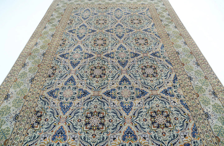 Persian Tabriz Rug 8' 1" x 11' 9" Hand-Knotted | No. AT66131