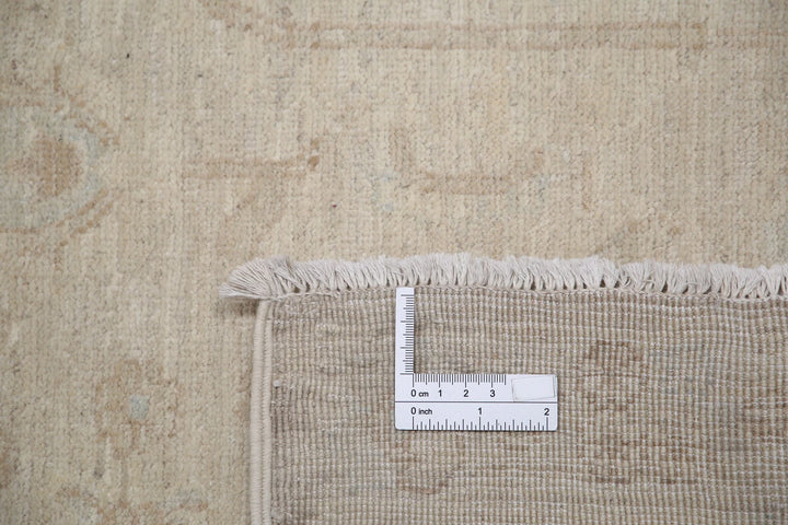 Ivory Afghan Serenity Rug 6' 0" x 8' 2" Hand-Knotted | No. AT66169