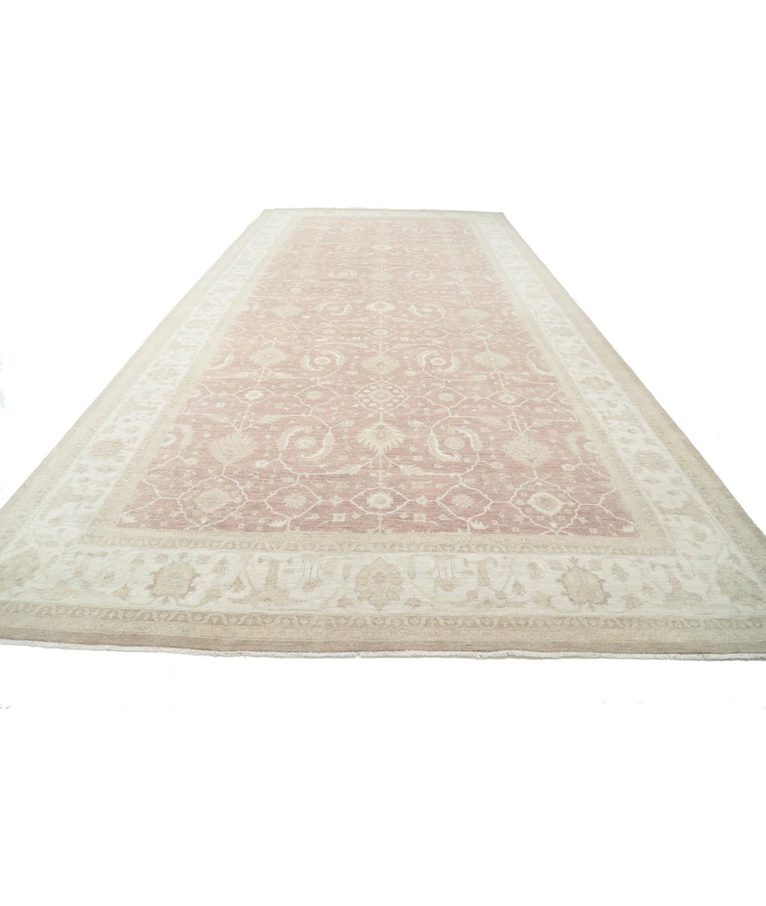 Afghan Serenity Rug 9' 10" x 20' 3" Hand-Knotted | No. AT66358