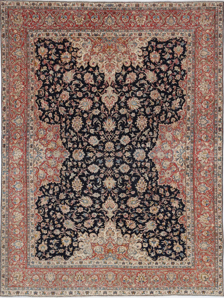 Persian Kerman Rug 8' 10" x 12' 0" Hand-Knotted | No. AT66471
