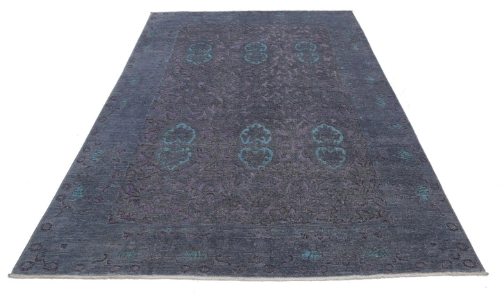 Afghan Oriental Rug 5'10" x 8'5" Hand-Knotted | No. AT66493