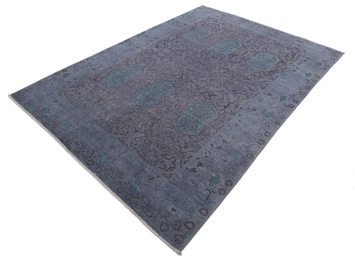 Afghan Oriental Rug 5'10" x 8'5" Hand-Knotted | No. AT66493