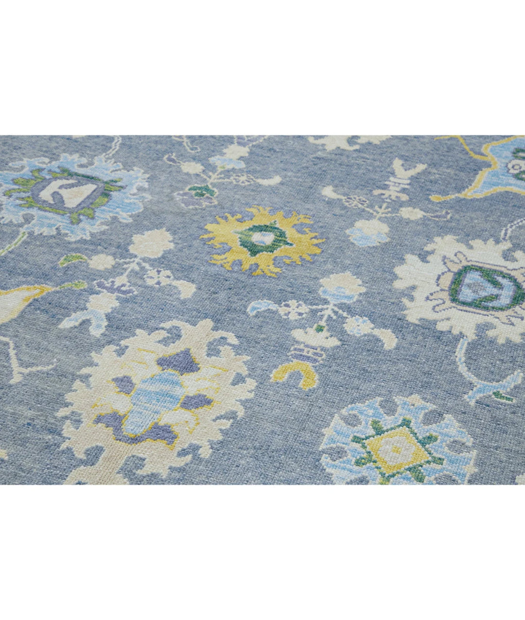 Turkish Oushak Rug 10' x 14' 9" Hand-Knotted | No. AT66495
