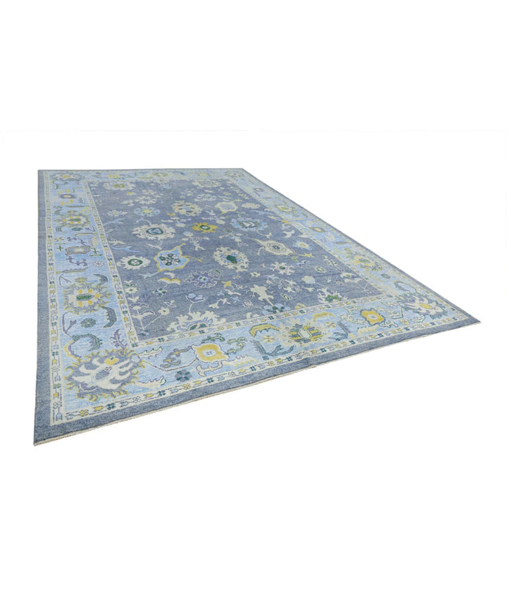 Turkish Oushak Rug 10' x 14' 9" Hand-Knotted | No. AT66495