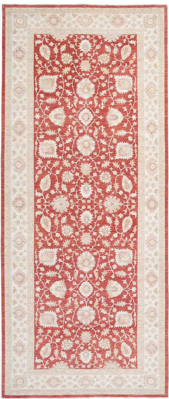 Afghan Ziegler Farhan Rug 6'7" x 16'0" Hand-Knotted | No. AT66563