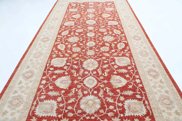 Afghan Ziegler Farhan Rug 6'7" x 16'0" Hand-Knotted | No. AT66563