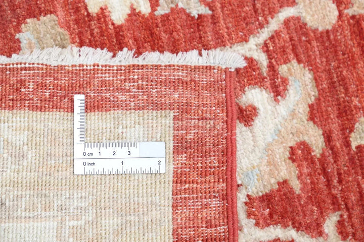 Afghan Ziegler Farhan Rug 6'7" x 16'0" Hand-Knotted | No. AT66563