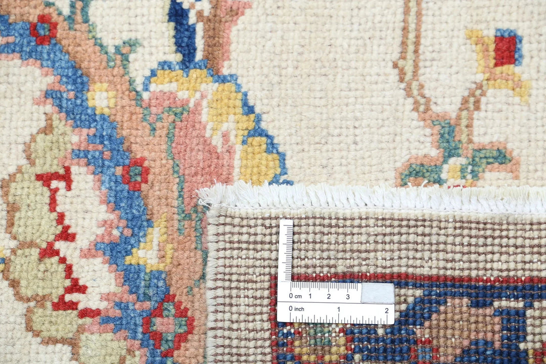 Afghan Ziegler Rug 6' 7" x 9' 3" Hand-Knotted | No. AT66628