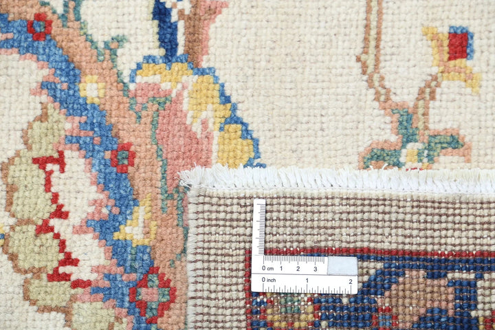 Afghan Ziegler Rug 6' 7" x 9' 3" Hand-Knotted | No. AT66628
