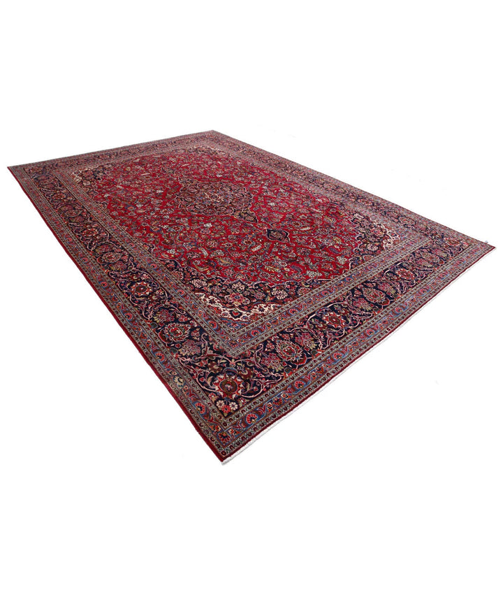 Persian Kashan Rug 9' 0" x 12' 1" Hand-Knotted | No. AT66695