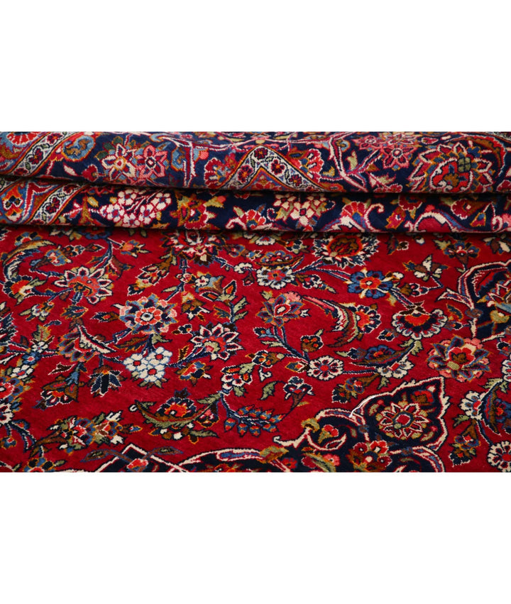 Persian Kashan Rug 9' 0" x 12' 1" Hand-Knotted | No. AT66695