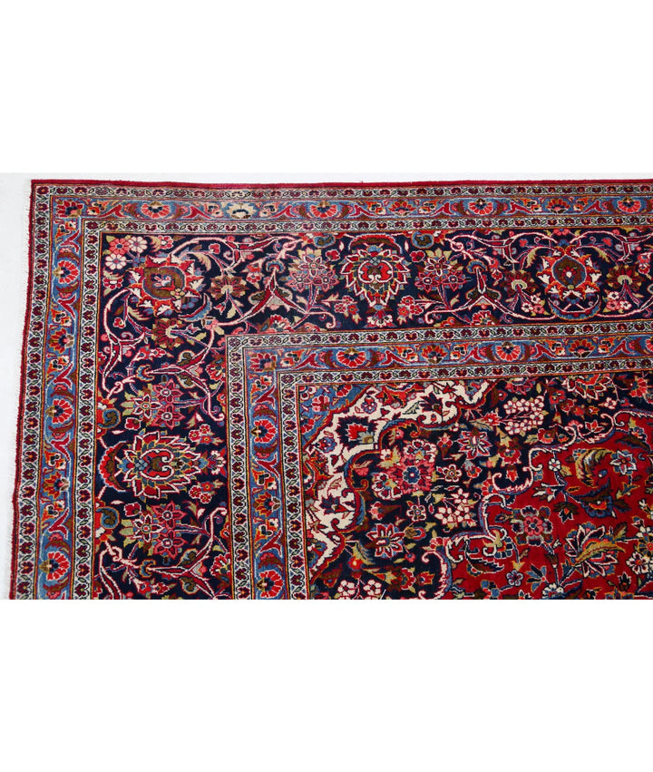 Persian Kashan Rug 9' 0" x 12' 1" Hand-Knotted | No. AT66695