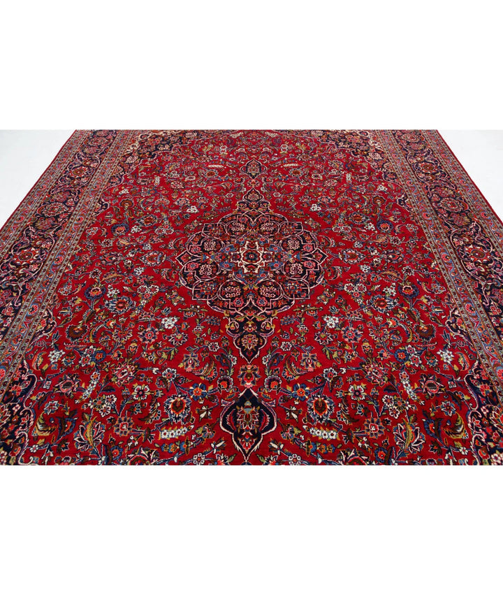Persian Kashan Rug 9' 0" x 12' 1" Hand-Knotted | No. AT66695