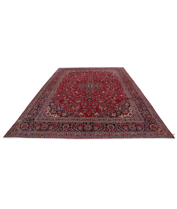 Persian Kashan Rug 9' 0" x 12' 1" Hand-Knotted | No. AT66695