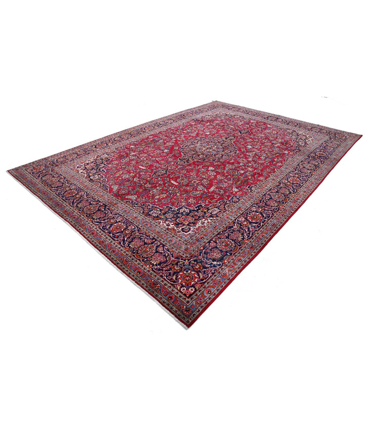 Persian Kashan Rug 9' 0" x 12' 1" Hand-Knotted | No. AT66695