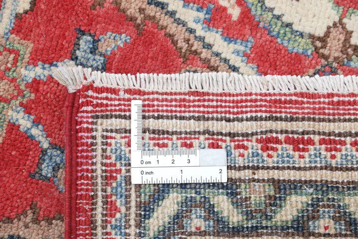 Afghan Kazak Rug 8' 10" x 11' 7" Hand-Knotted | No. AT66922