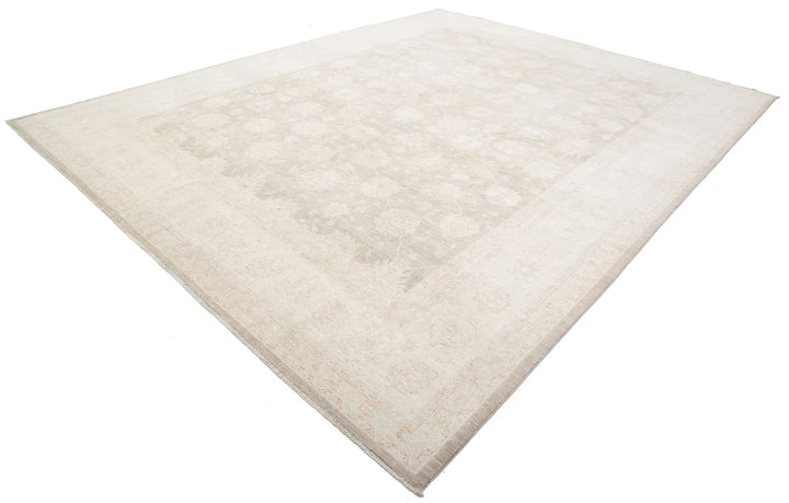 Afghan Tabriz Rug 11' 8" x 14' 9" Hand-Knotted | No. AT67043