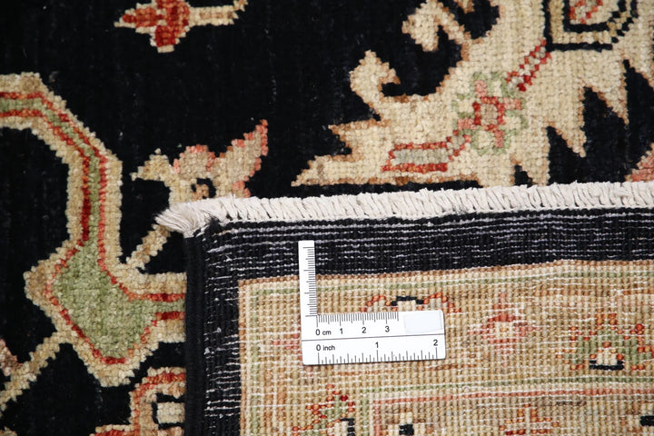 Afghan Ziegler Rug 6' 7" x 9' 9" Hand-Knotted | No. AT67052