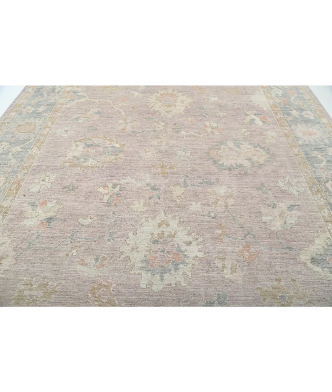 Purple Afghan Oushak Rug 10' 3" x 13' 9" Hand-Knotted | No. AT67104