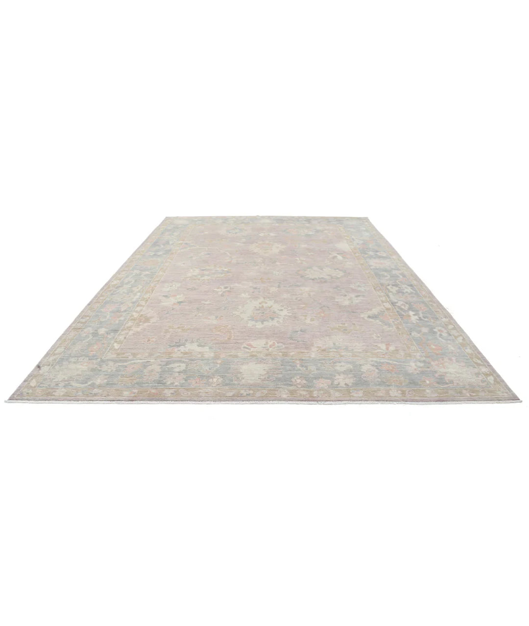 Purple Afghan Oushak Rug 10' 3" x 13' 9" Hand-Knotted | No. AT67104