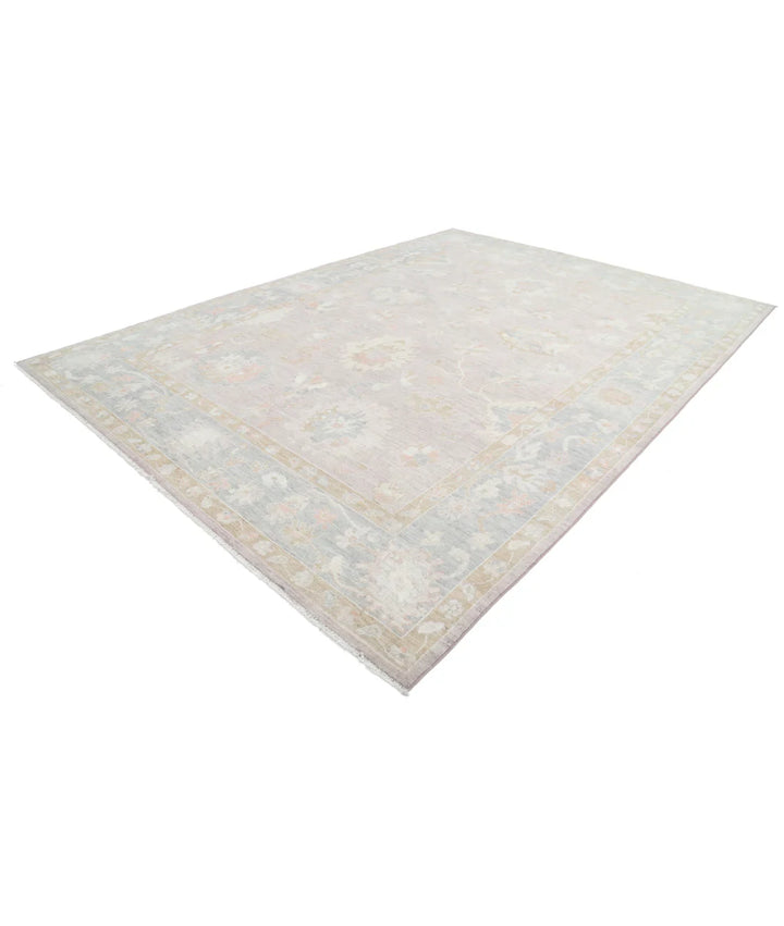 Purple Afghan Oushak Rug 10' 3" x 13' 9" Hand-Knotted | No. AT67104
