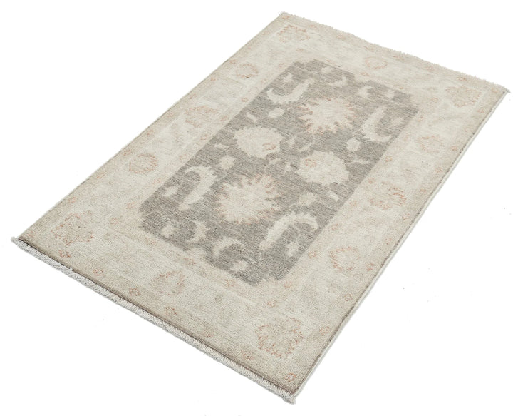 Afghan Serenity Rug 2' 7" x 3' 11" Hand-Knotted | No. AT67109