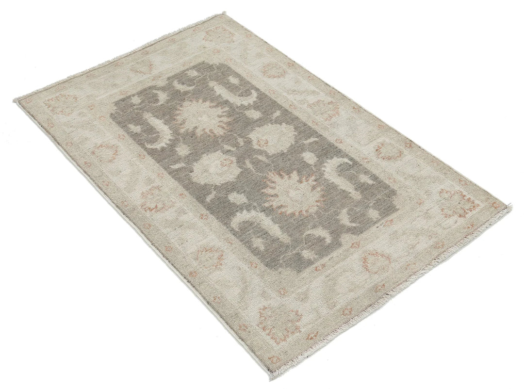 Afghan Serenity Rug 2' 7" x 3' 11" Hand-Knotted | No. AT67109