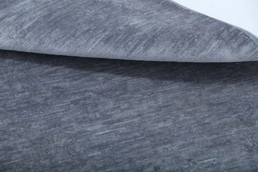Grey Afghan Overdye Rug 2' 1" x 3' 3" Hand-Knotted | No. AT67248