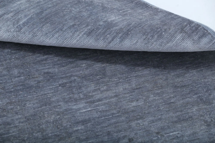Grey Afghan Overdye Rug 2' 1" x 3' 3" Hand-Knotted | No. AT67248