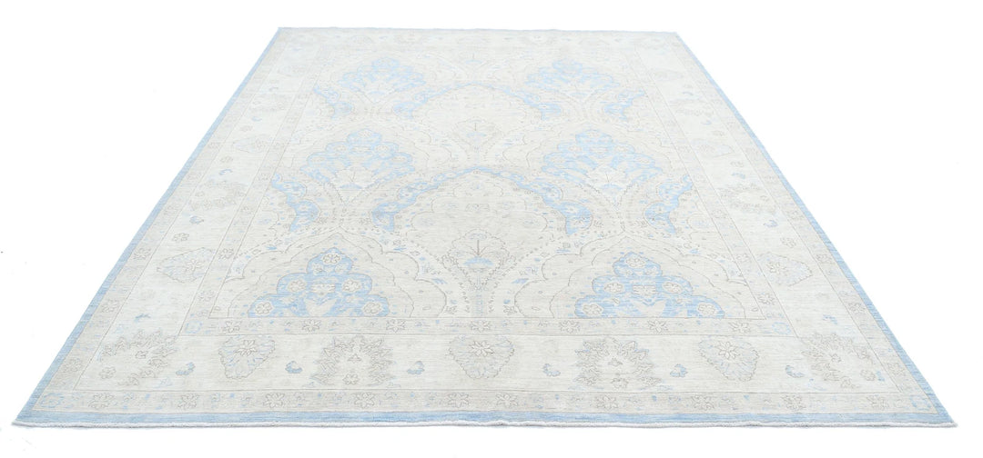 Afghan Serenity Rug 8' 2" x 10' 5" Hand-Knotted | No. AT67316