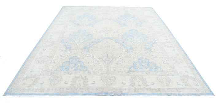 Afghan Serenity Rug 8' 2" x 10' 5" Hand-Knotted | No. AT67316