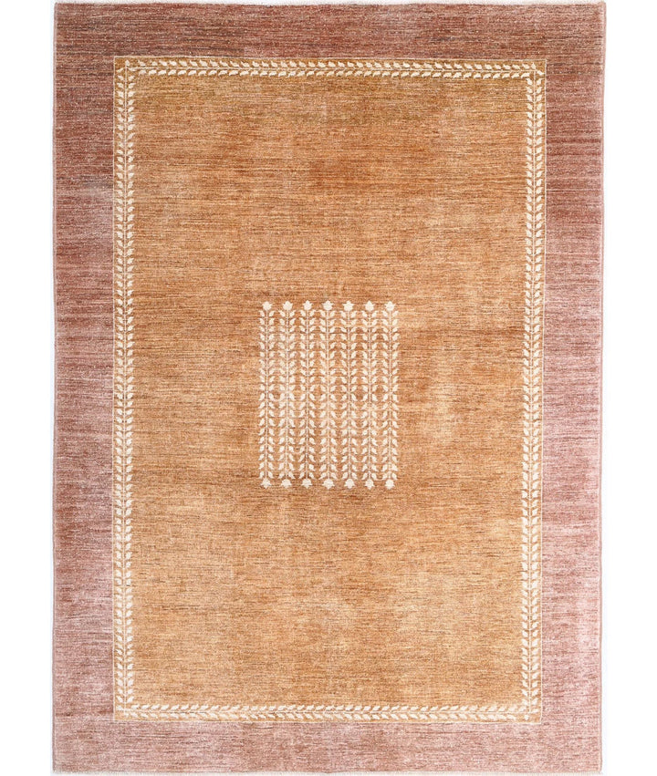 Afghan Oriental Rug 5'7" x 7'8" Hand-Knotted | No. AT67341