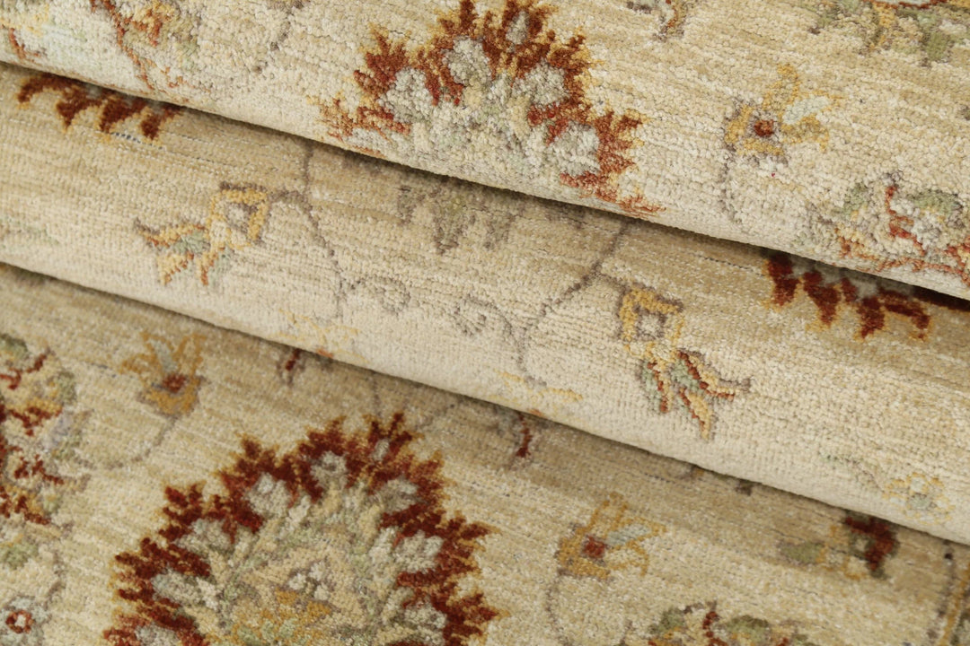 Indian Ziegler Rug 2' 10" x 10' 0" Hand-Knotted | No. AT67343