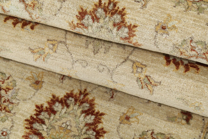 Indian Ziegler Rug 2' 10" x 10' 0" Hand-Knotted | No. AT67343