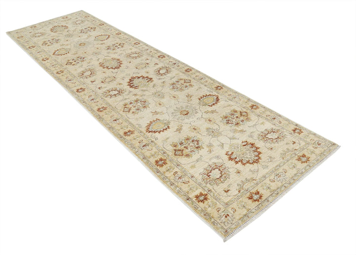 Indian Ziegler Rug 2' 10" x 10' 0" Hand-Knotted | No. AT67343