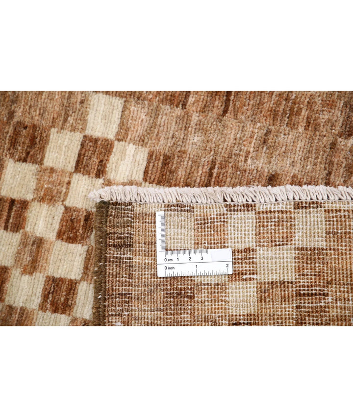 Afghan Modcar Rug 4' 10" x 6' 3" Hand-Knotted | No. AT67561