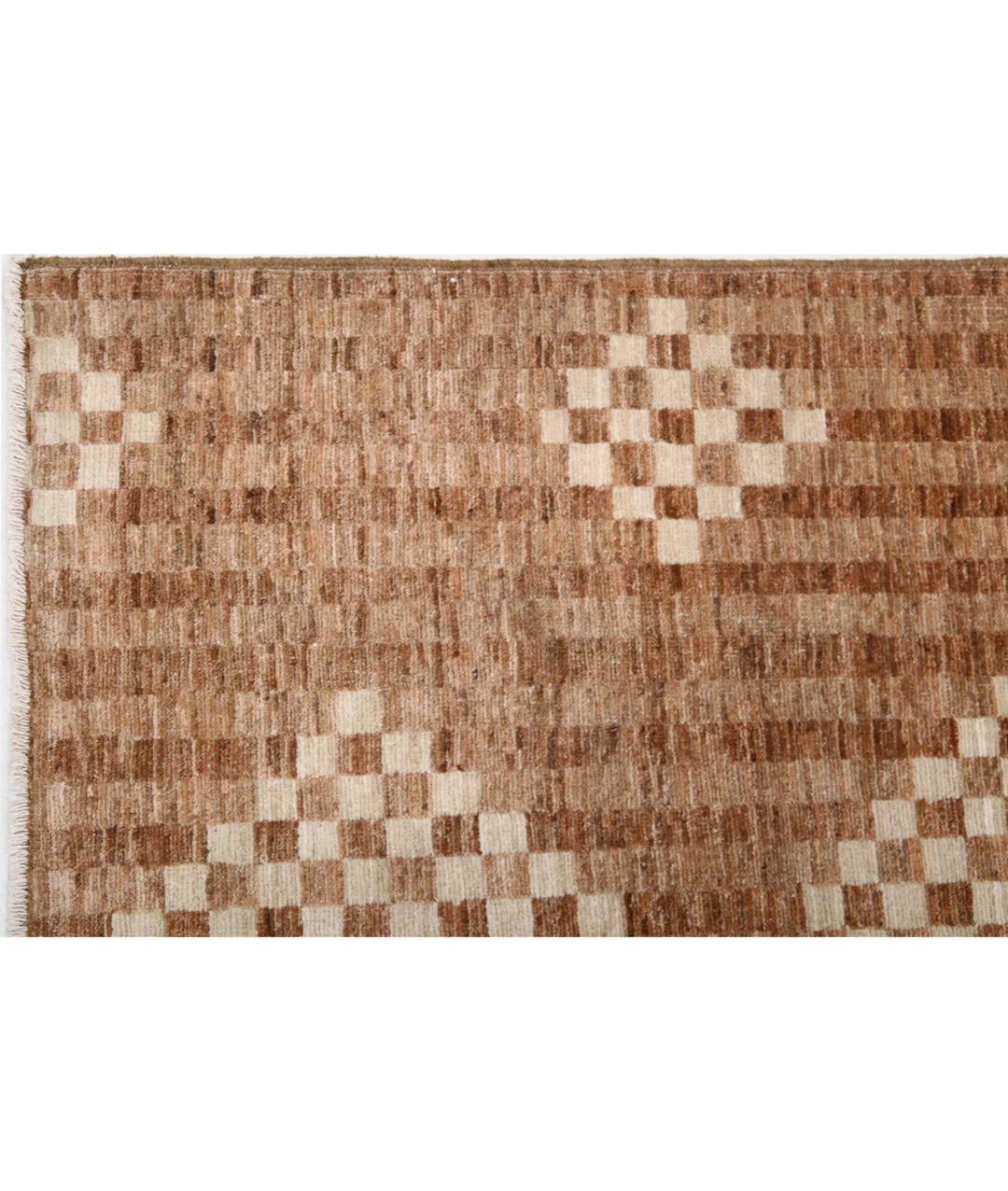 Afghan Modcar Rug 4' 10" x 6' 3" Hand-Knotted | No. AT67561