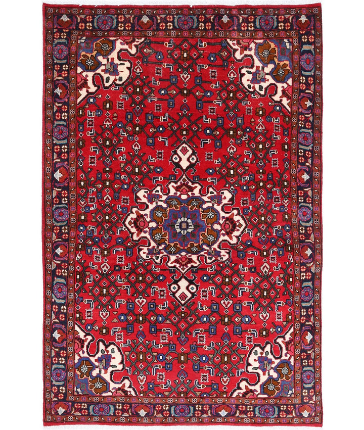 Persian Hamadan Rug 3' 3" x 5' 0" Hand-Knotted | No. AT67563