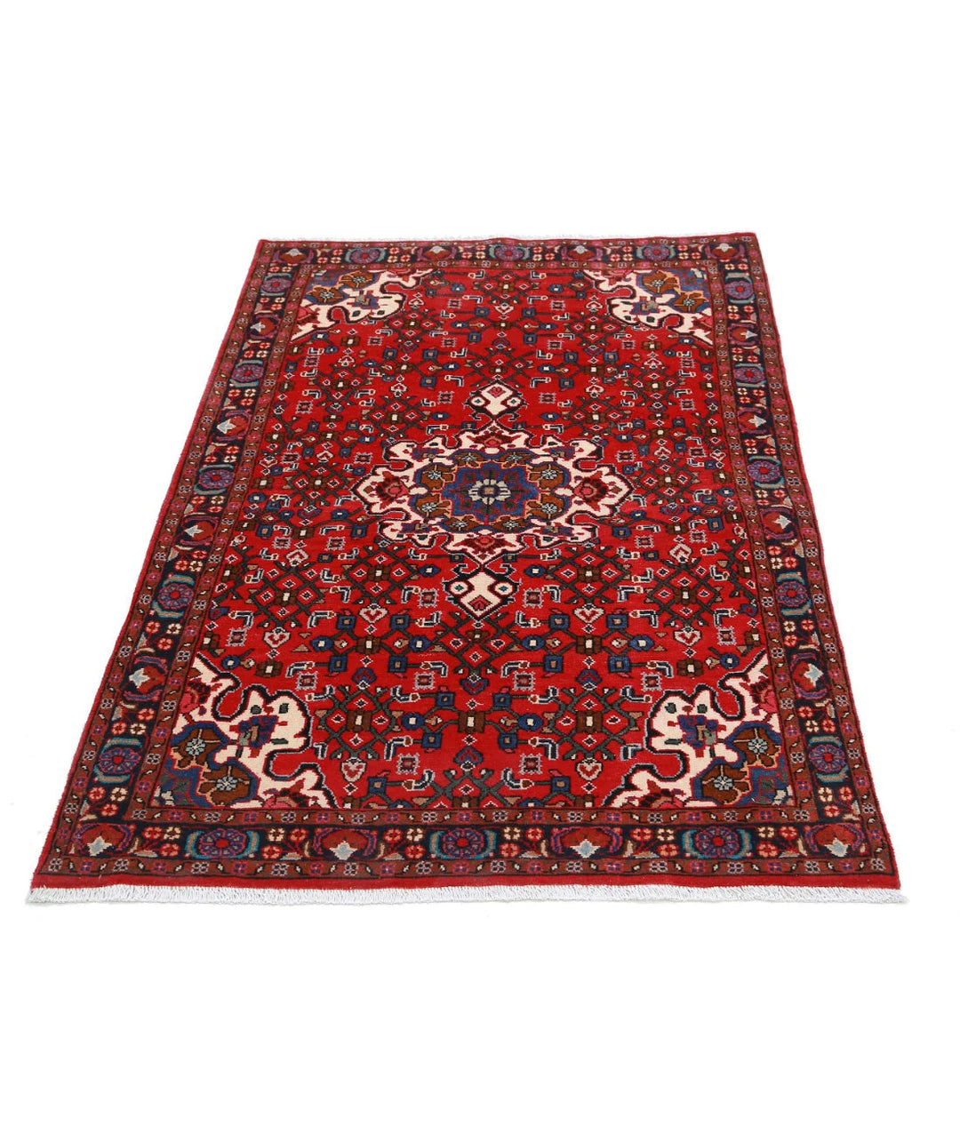 Persian Hamadan Rug 3' 3" x 5' 0" Hand-Knotted | No. AT67563