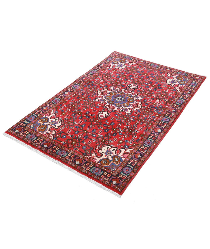 Persian Hamadan Rug 3' 3" x 5' 0" Hand-Knotted | No. AT67563