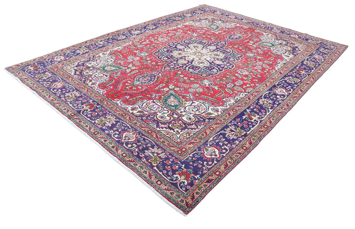 Persian Tabriz Rug 8' 4" x 11' 8" Hand-Knotted | No. AT67652