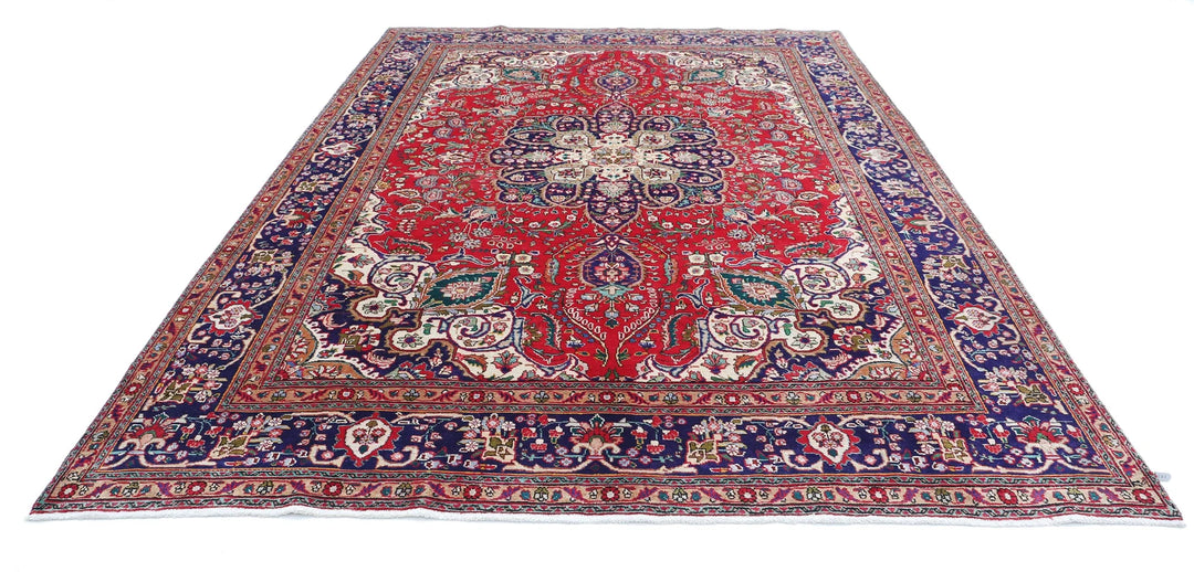Persian Tabriz Rug 8' 4" x 11' 8" Hand-Knotted | No. AT67652