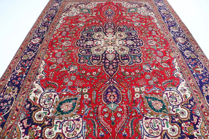 Persian Tabriz Rug 8' 4" x 11' 8" Hand-Knotted | No. AT67652