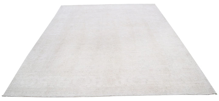 Afghan Tabriz Rug 8' 2" x 9' 10" Hand-Knotted | No. AT67746