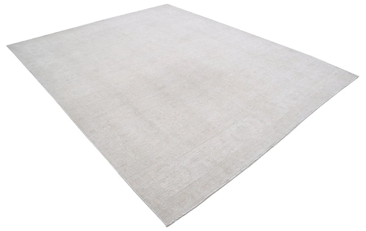 Afghan Tabriz Rug 8' 2" x 9' 10" Hand-Knotted | No. AT67746