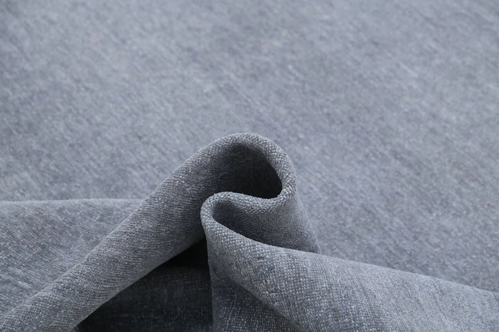 Grey Afghan Overdye Rug 10' 6" x 14' 7" Hand-Knotted | No. AT67800