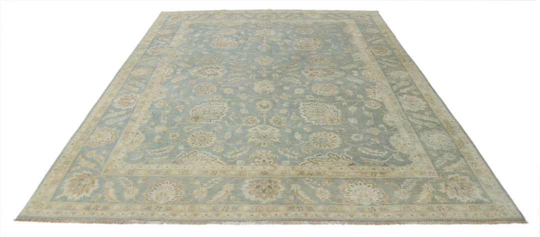 Indian Ziegler Rug 7' 11" x 9' 10" Hand-Knotted | No. AT67870